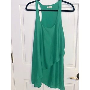 Green silence + noise dress